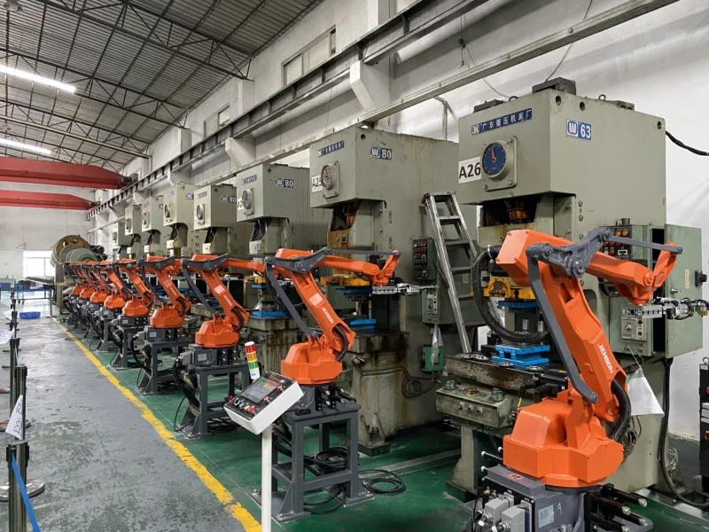 Automotive parts intelligent production line scaled