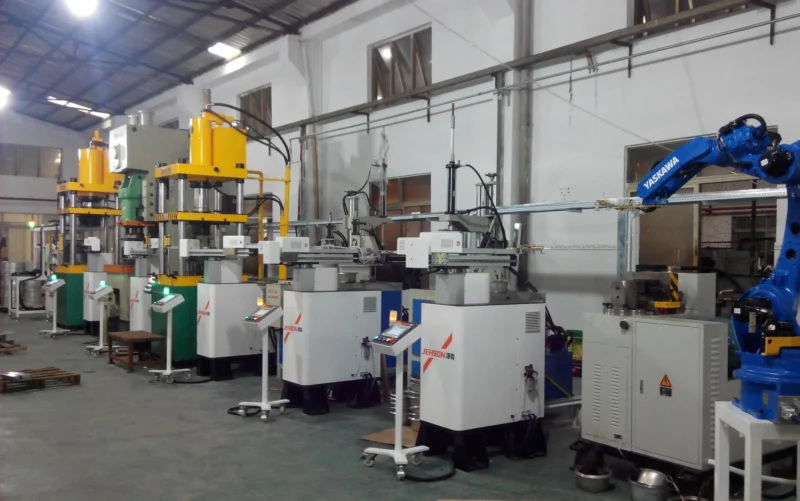 Intelligent production line for rice cooker liners scaled